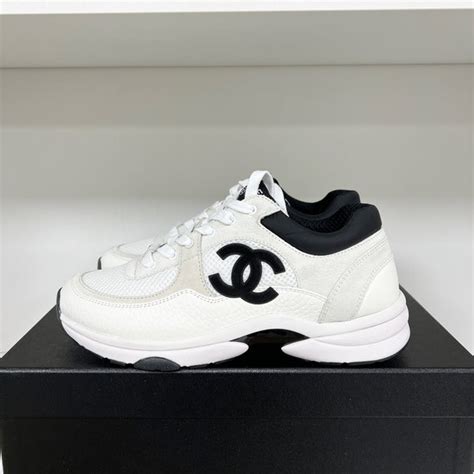 chanel cc runners|Chanel runners black and white.